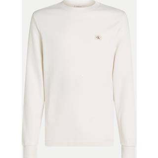 Slim Long Sleeve Waffle T-shirt - White - S