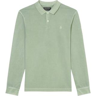 Marc O'Polo Herren Polo-Shirt grün meliert