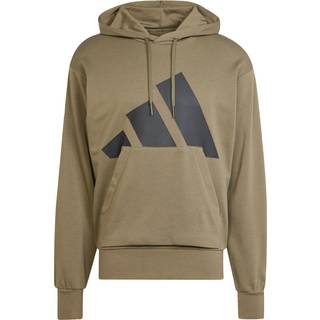 Essentials Big Logo French Terry hættetrøje - Olive Strata / Black - XL