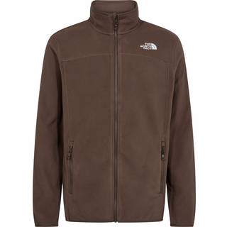 The North Face 100 Glacier Full Zip Fleecejakke Herrer størrelse S farve brun