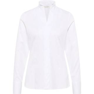 Satin Shirt Blouse in white plain