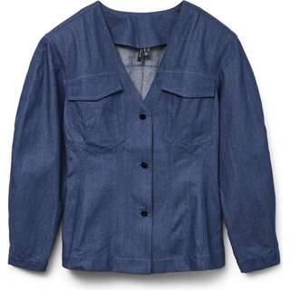 VERO MODA dame skjorte VMCARLA - Blue Indigo - XS