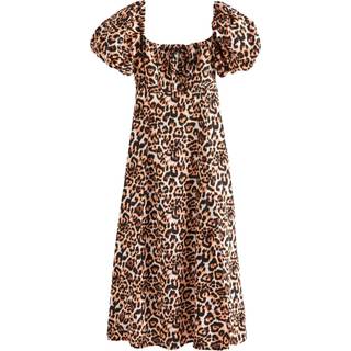 Next Midikjole med pufærmer - EU 42 (UK 14)