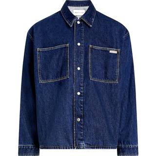 Relaxed Denim Shirt Jacket - Denim - M