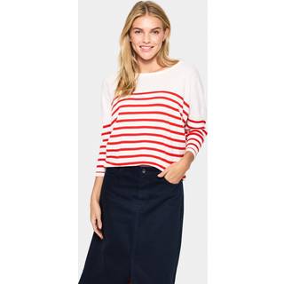 Saint Tropez MilaSZ Pullover - Hvid - Str L - Damer