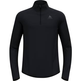 Odlo Zeroweight Warm Mid Layer 1/2 Zip Running Shirt Men - Black, Size S - black
