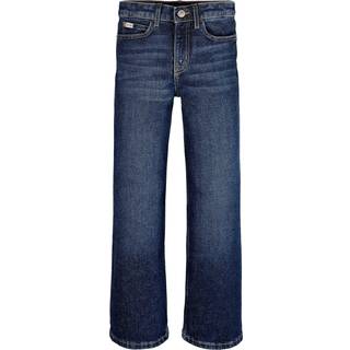 High Rise Wide Leg Jeans - Blue - 6