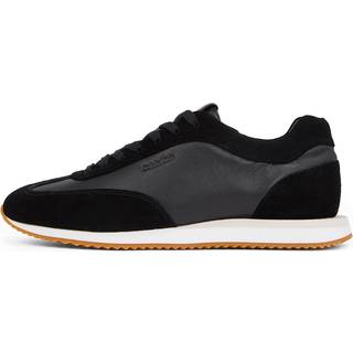 Leather Low Profile Trainers - Black - EU 39
