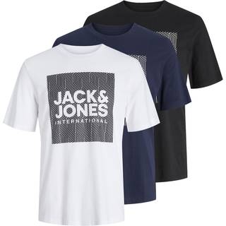 3-pak Printet O-hals T-shirt
