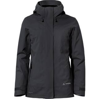 Vaude Women's Neyland 3in1 Jacket 3 i 1-jakke Damer størrelse 34 farve grå/sort