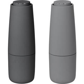 blomus Salpi salt- og peberkværn plast Sharkskin/Magnet (grå/grå)