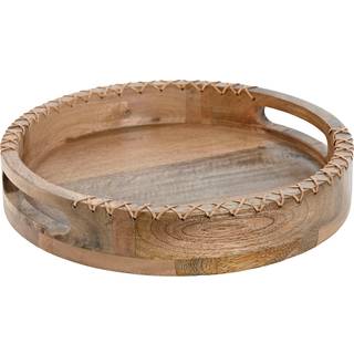 Snack bakke Home ESPRIT Natur Kolonistil 30 x 30 x 5 cm