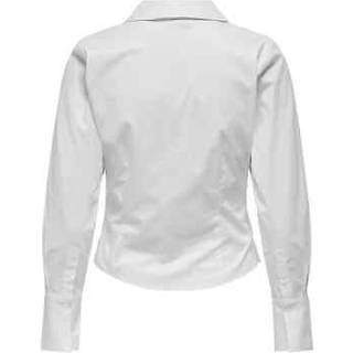 ONLY Wrap Skjorte Fransi Bright White