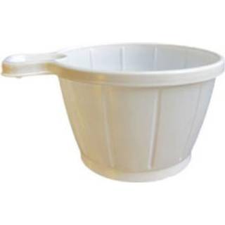 Engangskop m/hank 21 cl. hvid 800 stk Polystyren