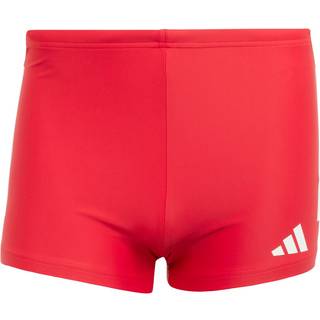 3-Stripes 2-Inch badebukser - Pure Ruby / White - S/M