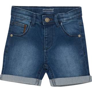 Minymo Børne Shorts i økologisk bomuld - Denim - 134
