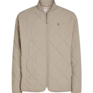 Quilted Nylon Jacket - Grey - M