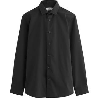 Next Black Slim Fit Easy Care Single Cuff Smart Shirt