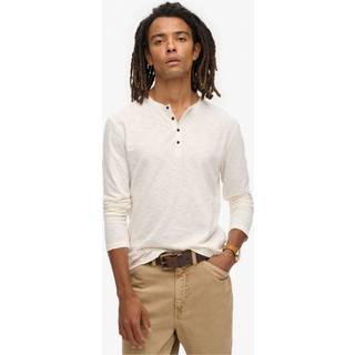 Superdry 100% Cotton Slub Langærmet Jersey Grandad TopSmall