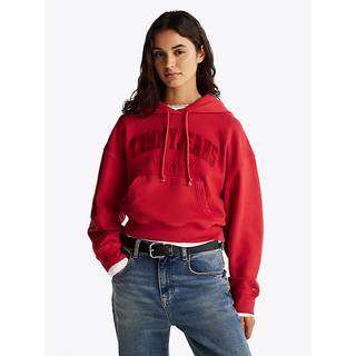 Boxy Garment-Dyed Cropped Hoody