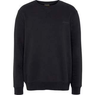 Cotton Terry Sweatshirt - Black - S