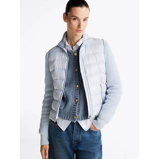 Contrast Sleeve Down Jacket