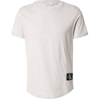 Cotton Badge T-shirt - Grey - XS