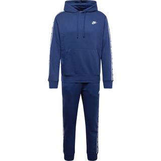 Nike Club Hooded Tracksuit Navy