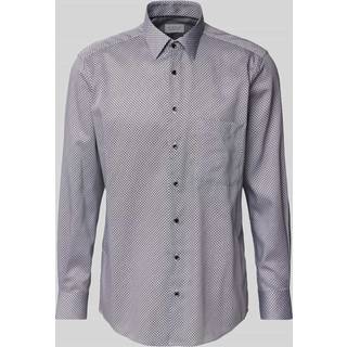 COMFORT FIT Shirt in grey printed