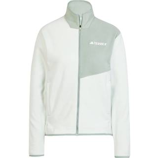 Adidas Women's Terrex Multi Full ZIP Fleece Jacket Line Green/Silver Green, S