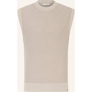 Textured Cotton Vest - Grey - XL