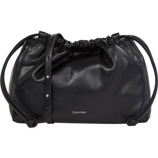 Drawstring Crossbody, Black