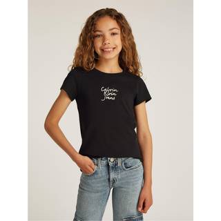 Slim Logo T-shirt - Black - 8 years (128 cm)