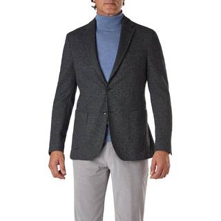 BOGGI MILANO Herren Sakko schwarz meliert