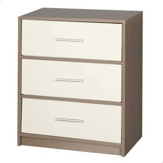 Natbord Max Home Hvid Grå 58 x 70 x 30 cm