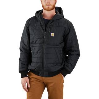 Carhartt - letvægtsjakke med hætte og isolering, Sort - 106543