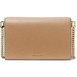 MK Jet Set Medium Pebbled Leather Crossbody Bag - Natural - Michael Kors - ONE SIZE