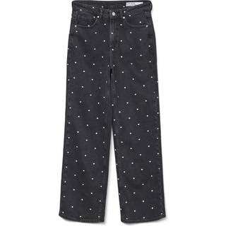 Vmtessa Høj Talje Wide Leg Fit Jeans