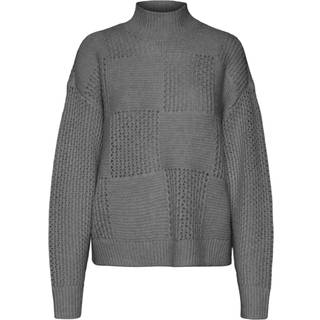 Moon Striktrøje, Medium Grey Melange, XS
