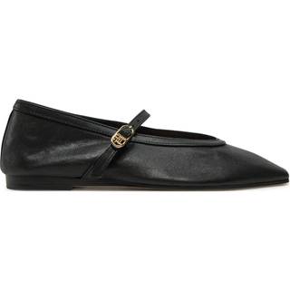 Leather Mary Jane Ballerinas