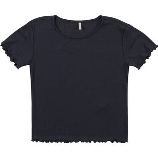 Kids Only T-shirt Ombre Blue Med Flæsedetaljer - Str. 13-14y 158/164cm