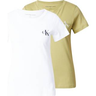 2 Pack Slim T-shirts - Green - XS