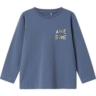 NAME IT Langærmet Bluse Vux China Blue