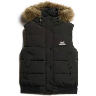 Superdrytil kvinder. W5011784A Vesten Everest sort (XL), Casual, Genanvendt polister, Bæredygtig