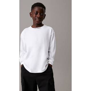 Relaxed Long Sleeve T-shirt - White - 8 years (128 cm)