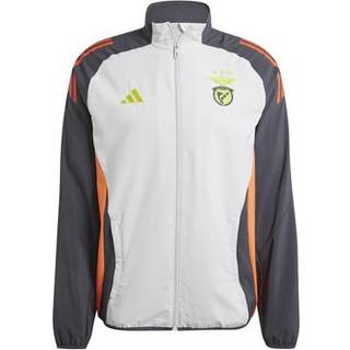 Benfica Tiro 24 Competition Presentation Track Top - Light Solid Grey / Semi Solar Red