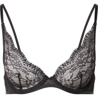 Hunkemöller Isabelle BH med bøjle, sort, Størrelse: 80E, Dame