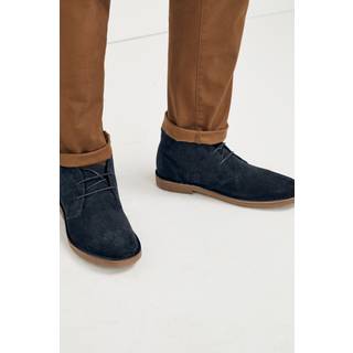 Next Navy Blue Suede Desert Boots