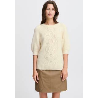 b.young BYOKSANA Pullover - Hvid - Str L - Damer
