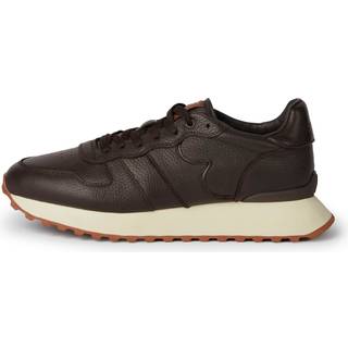 BOGGI MILANO Herren Sneaker braun Glattleder